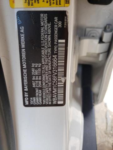 Photo 14 from auction – 2015 BMW X1 SDRIVE2 with VIN WBAVM1C56FV316664