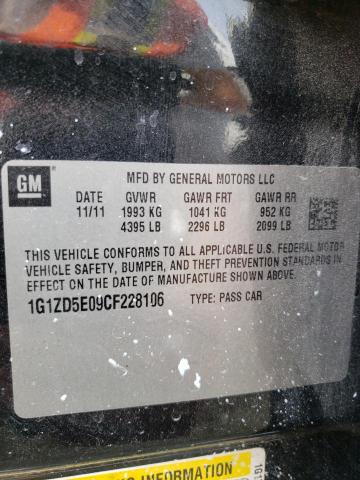 Photo 14 from auction – 2012 CHEVROLET MALIBU 2LT with VIN 1G1ZD5E09CF228106