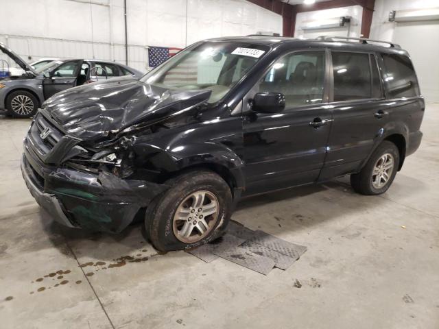 HONDA PILOT EXL 2005 with VIN 2HKYF18565H509480 - Photo from auction