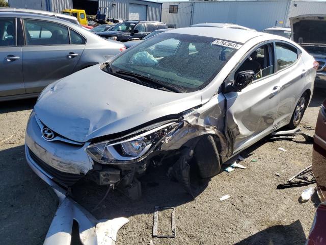 HYUNDAI ELANTRA SE 2015 with VIN 5NPDH4AE2FH652254 - Photo from auction