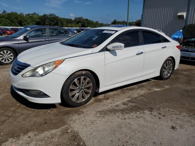 HYUNDAI SONATA SE 2014 with VIN 5NPEC4AC2EH816327 - Photo from auction