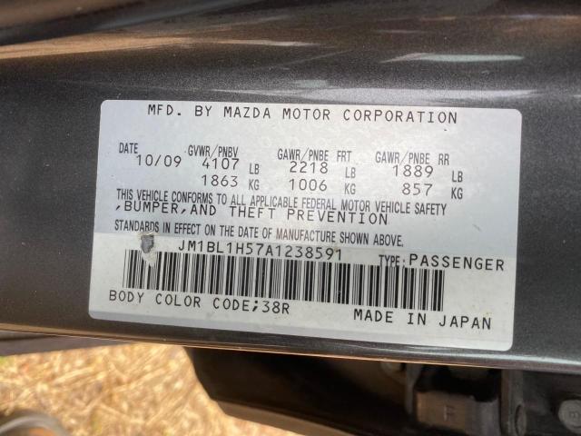 Photo 10 from auction – 2010 MAZDA 3 S with VIN JM1BL1H57A1238591
