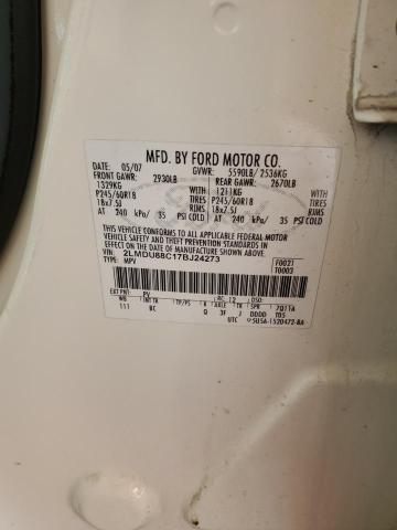 Photo 14 from auction – 2007 LINCOLN MKX with VIN 2LMDU88C17BJ24273