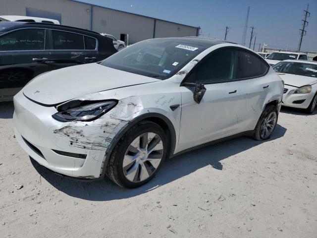TESLA MODEL Y 2021 with VIN 5YJYGDED1MF103551 - Photo from auction