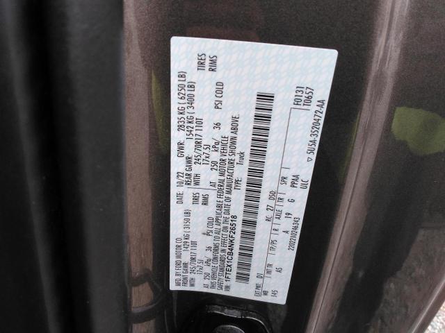 Photo 14 from auction – 2022 FORD F150 SUPER with VIN 1FTEX1CB4NKF26518