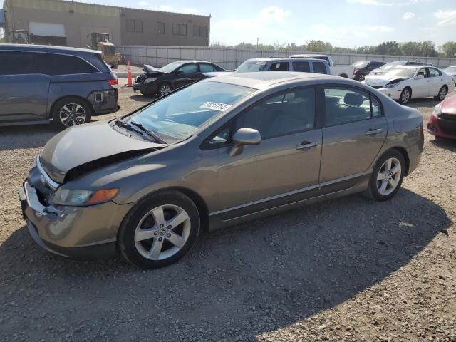 HONDA CIVIC EX 2008 with VIN 2HGFA16828H329740 - Photo from auction