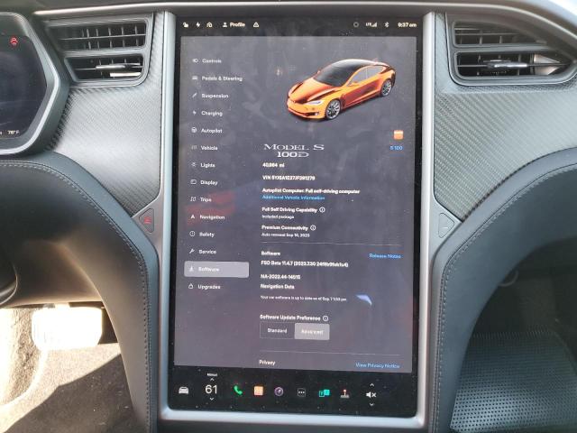 Photo 9 from auction – 2018 TESLA MODEL S with VIN 5YJSA1E27JF291279