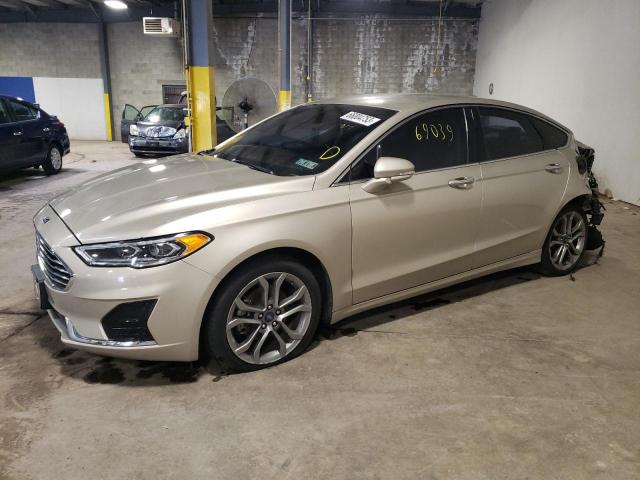 FORD FUSION SEL 2019 with VIN 3FA6P0CD1KR224388 - Photo from auction
