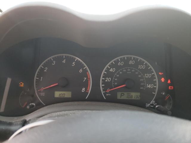 Снимка 9 от търг – 2009 TOYOTA COROLLA BA с VIN 2T1BU40EX9C074769