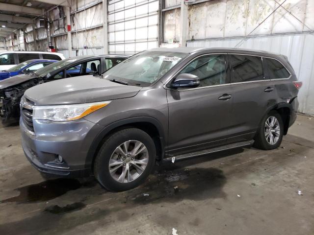 Снимка 1 от търг – 2014 TOYOTA HIGHLANDER с VIN 5TDJKRFHXES054412
