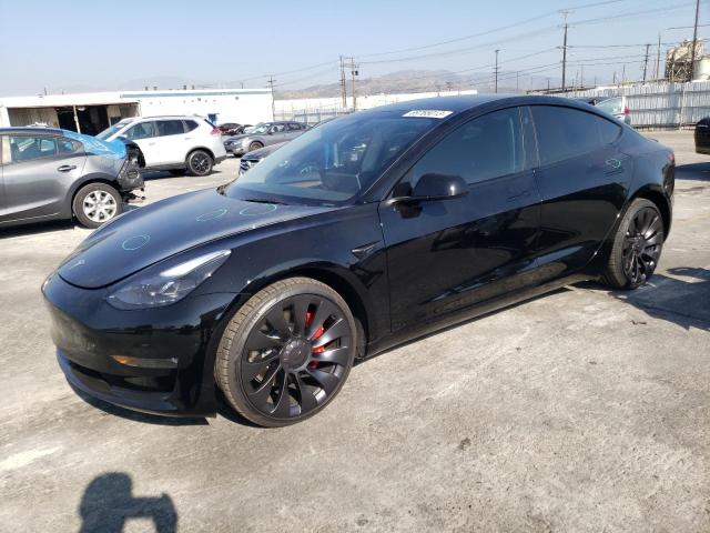 TESLA MODEL 3 2023 with VIN 5YJ3E1EC8PF384743 - Photo from auction
