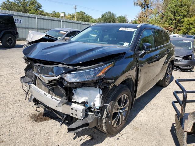 TOYOTA HIGHLANDER 2022 with VIN 5TDGZRAH9NS559130 - Photo from auction