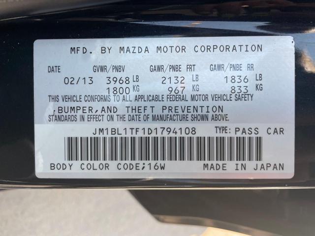 Photo 10 from auction – 2013 MAZDA 3 I with VIN JM1BL1TF1D1794108