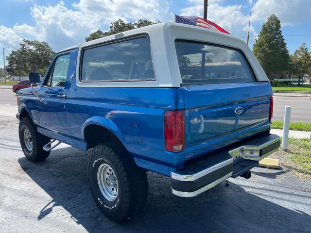 Photo 3 from auction – 1991 FORD BRONCO U10 with VIN 1FMEU15H5MLA49239