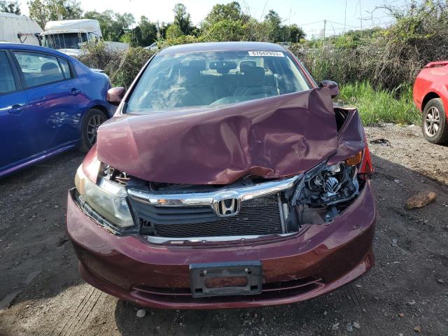 Photo 5 from auction – 2012 HONDA CIVIC LX with VIN 19XFB2F57CE384423