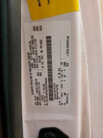 Photo 10 from auction – 2017 FORD ECONOLINE with VIN 1FDXE4FS2HDC05920