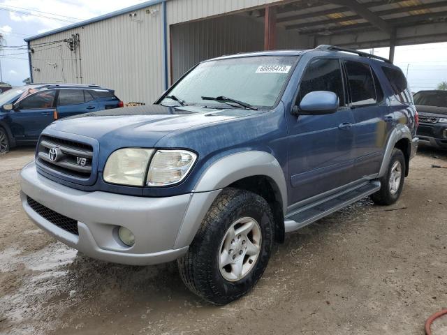 TOYOTA SEQUOIA SR 2002 with VIN 5TDZT34A02S096649 - Photo from auction