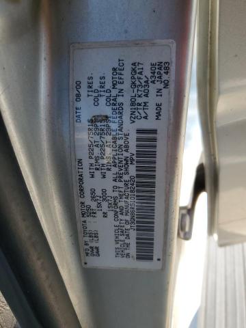 Photo 14 from auction – 2001 TOYOTA 4RUNNER SR with VIN JT3GN86R510182420