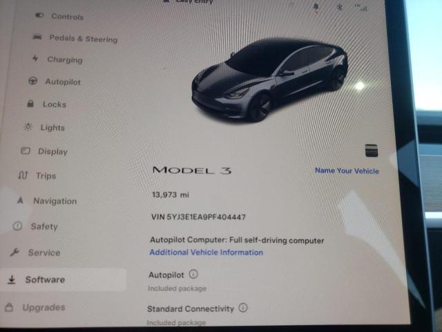 Photo 9 from auction – 2021 TESLA MODEL 3 with VIN 5YJ3E1EA9PF404447