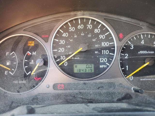 Photo 9 from auction – 2002 SUBARU IMPREZA RS with VIN JF1GD67582G502049