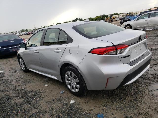 Photo 2 from auction – 2021 TOYOTA COROLLA LE with VIN JTDEPMAE5MJ174682