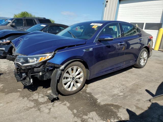 KIA OPTIMA EX 2018 with VIN 5XXGU4L34JG211931 - Photo from auction