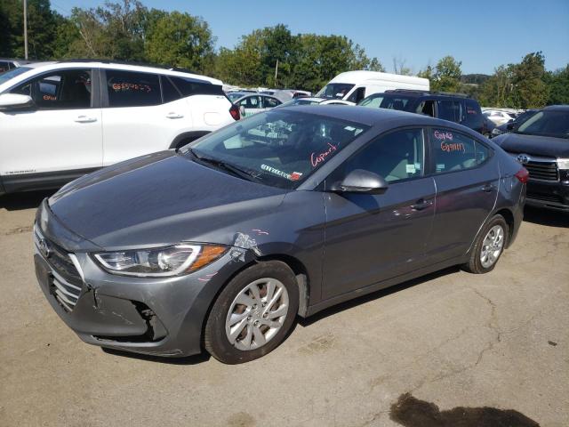 HYUNDAI ELANTRA SE 2017 with VIN KMHD74LFXHU072425 - Photo from auction
