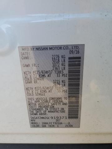 Photo 14 from auction – 2016 NISSAN ROGUE S with VIN 5N1AT2MN2GC919371