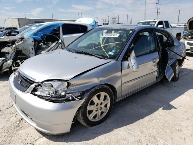 HONDA CIVIC EX 2003 with VIN 2HGES26703H503478 - Photo from auction