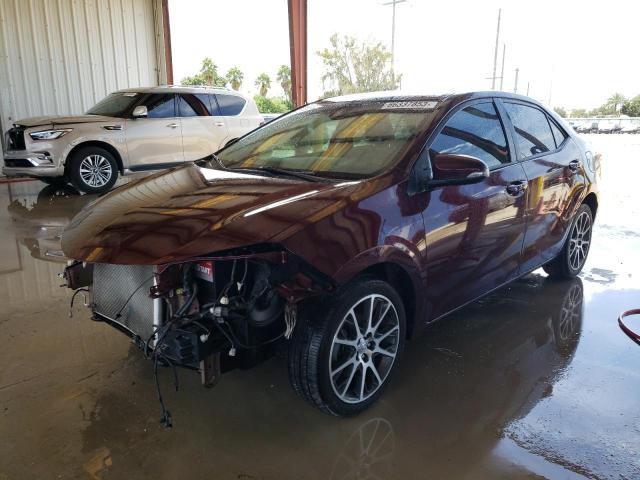 TOYOTA COROLLA L 2017 with VIN 5YFBURHE7HP612487 - Photo from auction
