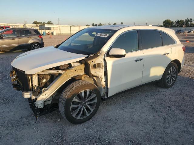 ACURA MDX TECHNO 2016 with VIN 5FRYD4H44GB048410 - Photo from auction