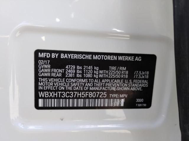 Photo 10 from auction – 2017 BMW X1 XDRIVE2 with VIN WBXHT3C37H5F80725