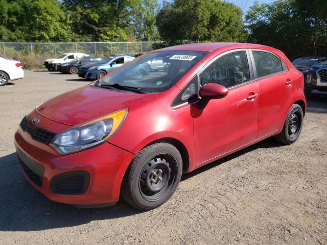 KIA RIO LX 2014 with VIN KNADM5A37E6926389 - Photo from auction