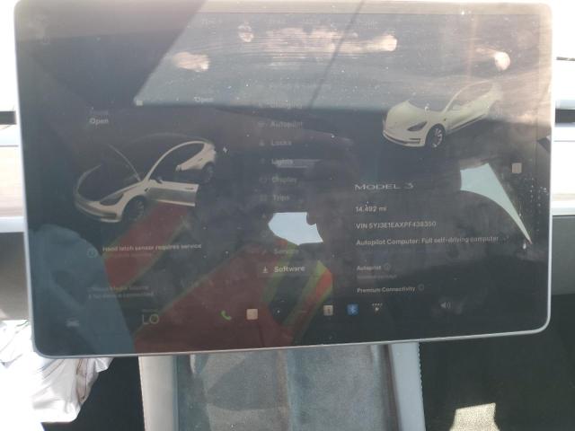 Photo 9 from auction – 2023 TESLA MODEL 3 with VIN 5YJ3E1EAXPF438350