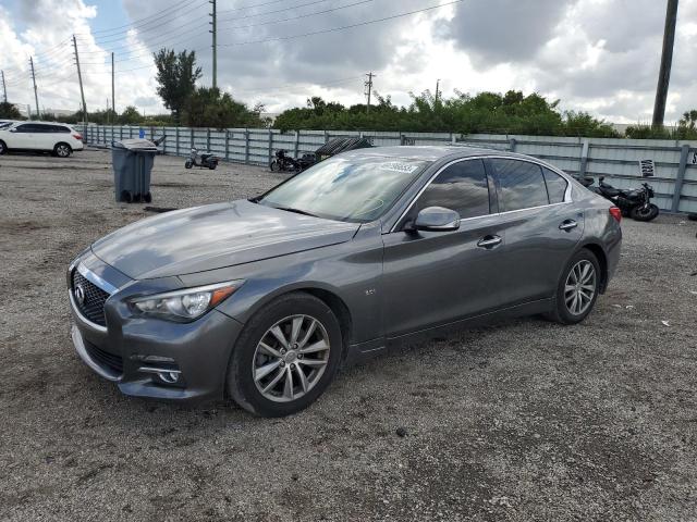 INFINITI Q50 PREMIU 2017 with VIN JN1EV7ARXHM841733 - Photo from auction