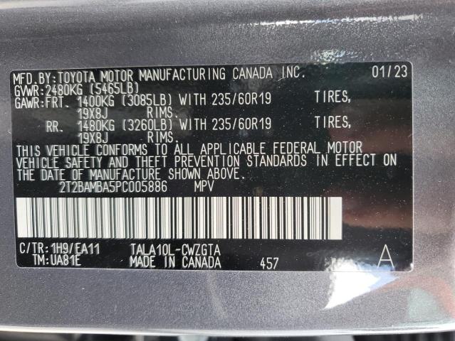 Photo 14 from auction – 2023 LEXUS RX 350 BAS with VIN 2T2BAMBA5PC005886