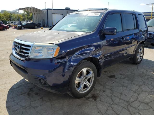 HONDA PILOT EXL 2013 with VIN 5FNYF3H51DB006710 - Photo from auction