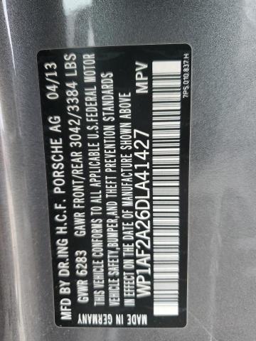 Photo 14 from auction – 2013 PORSCHE CAYENNE with VIN WP1AF2A26DLA41427