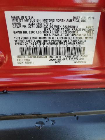Photo 14 from auction – 2015 MITSUBISHI OUTLANDER with VIN 4A4AP4AU3FE001656