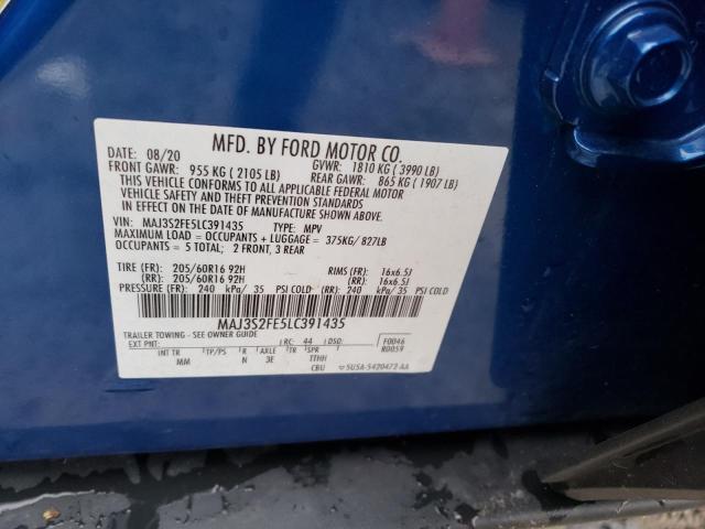 Photo 14 from auction – 2020 FORD ECOSPORT S with VIN MAJ3S2FE5LC391435