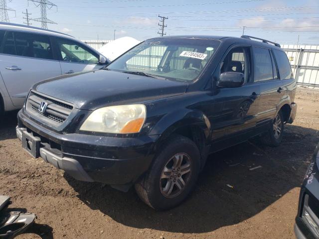 HONDA PILOT EX 2005 with VIN 2HKYF18465H531129 - Photo from auction