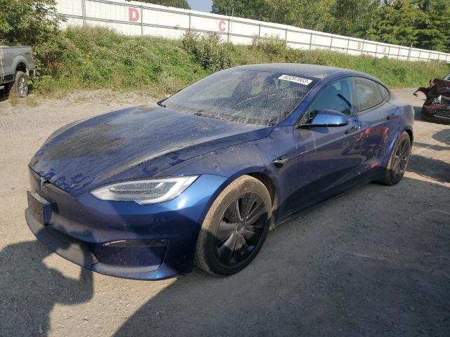 TESLA MODEL S 2022 with VIN 5YJSA1E52NF463590 - Photo from auction