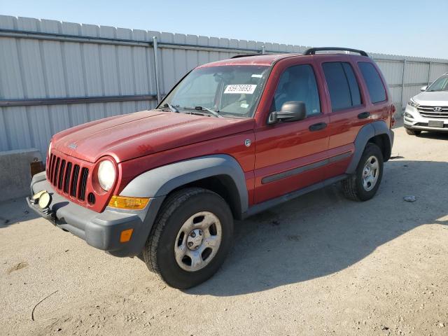 JEEP LIBERTY SP 2007 with VIN 1J4GL48K67W646714 - Photo from auction