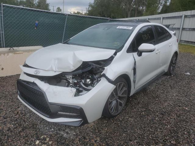 TOYOTA COROLLA XS 2022 with VIN 5YFT4MCE4NP136595 - Photo from auction