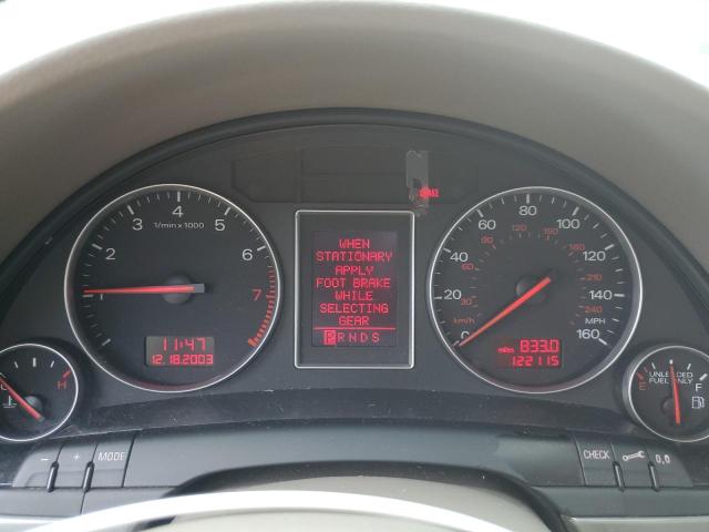 Photo 9 from auction – 2004 AUDI A4 1.8T with VIN WAUJC68E64A066936