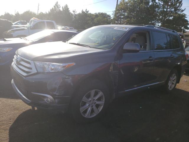 TOYOTA HIGHLANDER 2013 with VIN 5TDBK3EHXDS180805 - Photo from auction