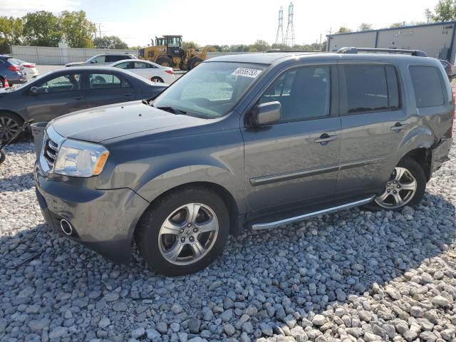 HONDA PILOT EXL 2013 with VIN 5FNYF4H62DB011235 - Photo from auction