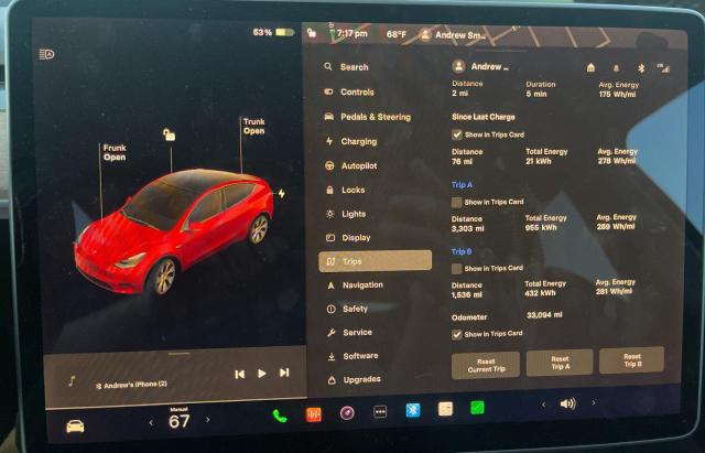 Photo 8 from auction – 2020 TESLA MODEL Y with VIN 5YJYGDEF9LF006131