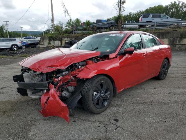 HYUNDAI ELANTRA SE 2022 with VIN 5NPLM4AG2NH080402 - Photo from auction