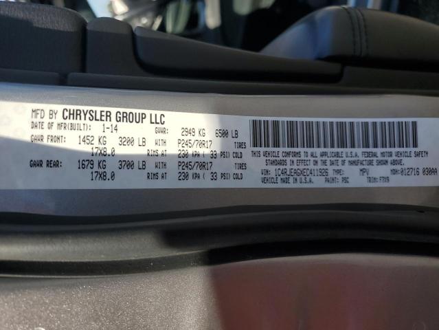 Photo 14 from auction – 2014 JEEP GRAND CHER with VIN 1C4RJEAGXEC411926